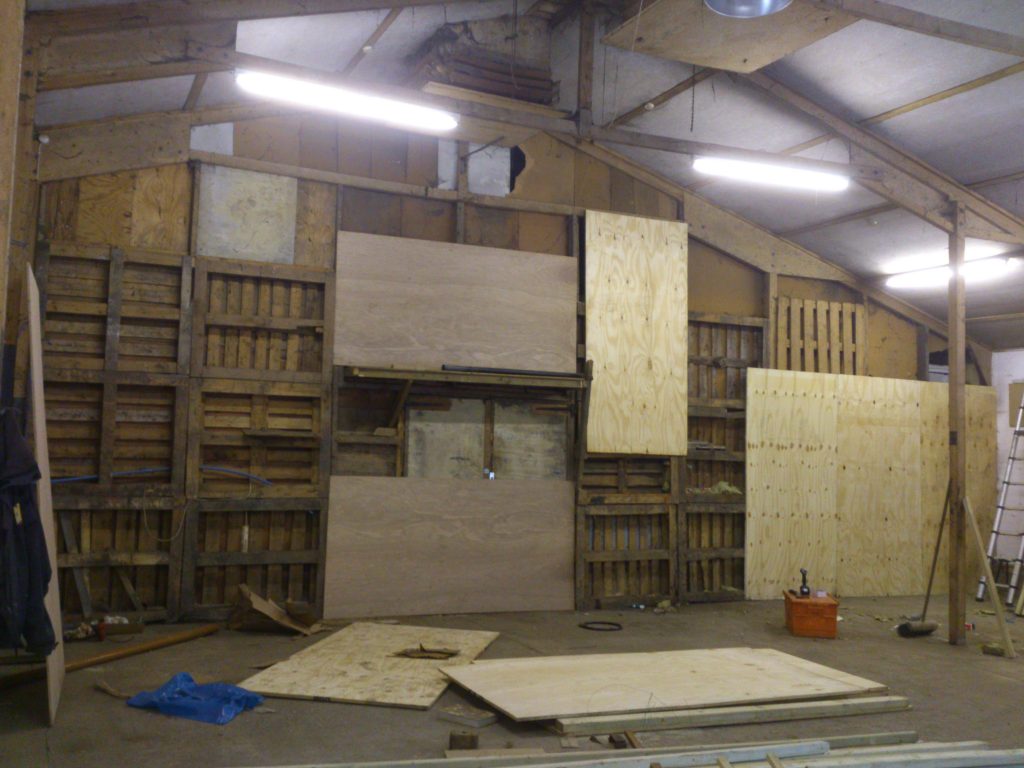 warehouse-dividing-wall-prior-to-being-clad-with-plywood