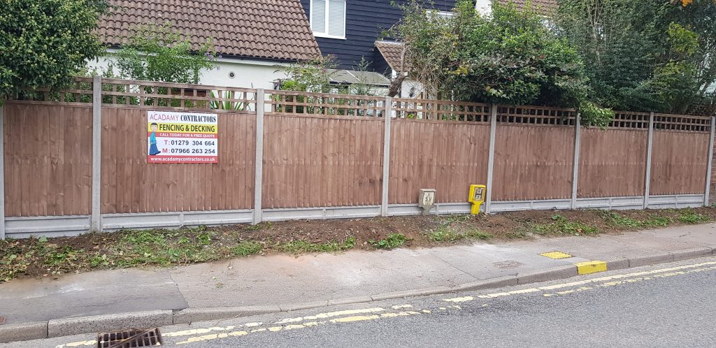 New Garden Fence Elsenham