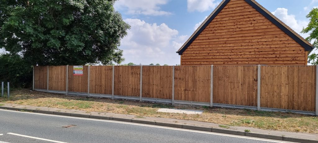 Closeboarded Fence Sheering