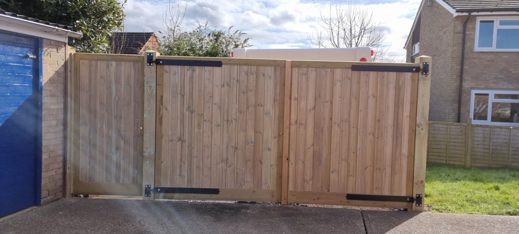 Driveway Gates Front View