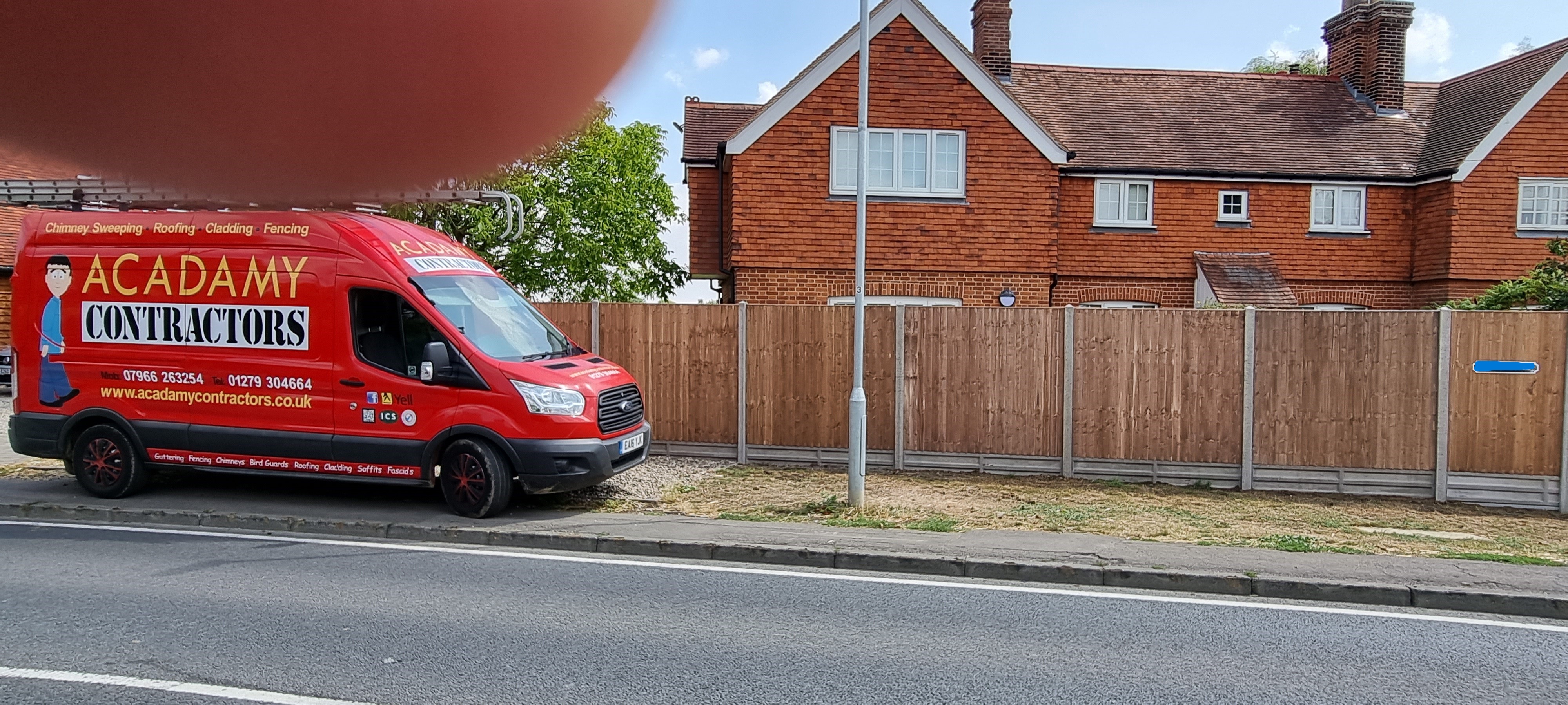 More Closeboarded Fence Sheering